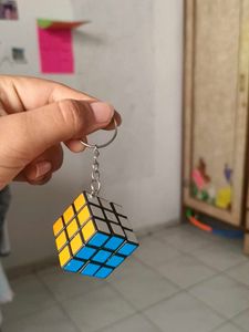 Rubik's Cube Keychain
