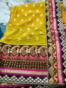 Designer Embroidered Saree