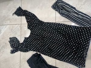 Black punjabi suit