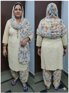 printed cotton 3 peace duptta set 3xl summer