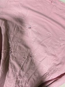 Cute Pink Floral Long Sleeve Top