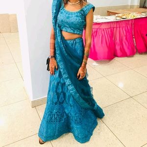 Blue Lehenga For Wedding And Party Wear