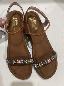 Brand new - Stylish Embellished Flat Sandals