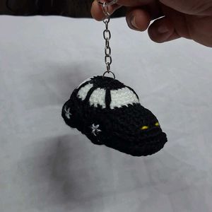 🚗 Handmade Crochet Car Keychain 😍