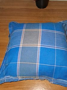 Blue Plaid cushion  takiya 💙