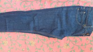 Dark Blue Denim Jeans