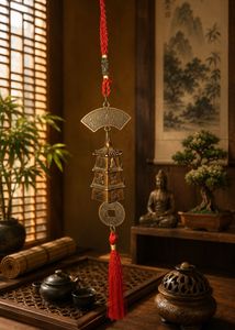 Authentic Pagoda Wind Chime with Tassel