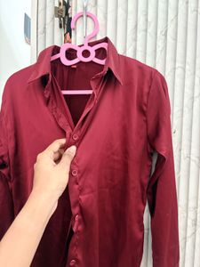 Elegant Satin Shirt