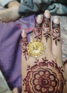 Exquisite Gold Tone Statement Ring