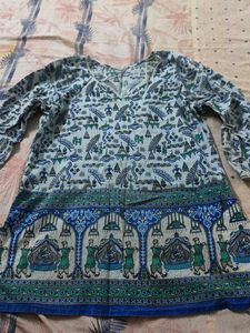 Bohemian Print V-Neck Tunic