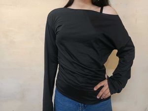 Chic Black Off-Shoulder Top