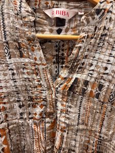 Stylish Printed Shirt Dress