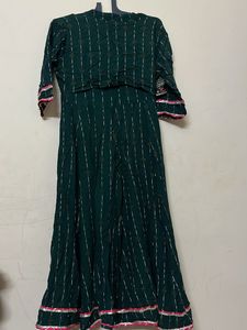 Green Ethnic Dress