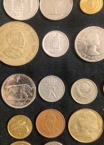 foreign coin 19 pcs