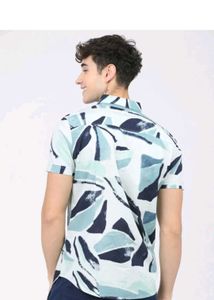 HIGHLANDER Men's Abstract Print Button-Up Shirt