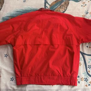 Vintage Red Zip-Up Jacket(unisex)