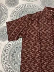 Men’s Patterned Short Sleeve Shirt