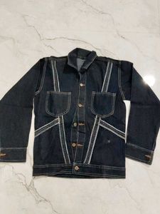 Men's Dark Wash Denim Jacket