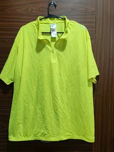 Bright Neon Quarter Zip Shirt