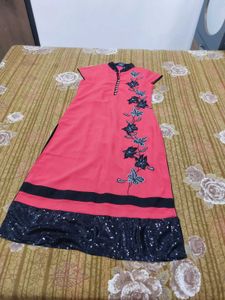 Tomato Red Kurti For Women