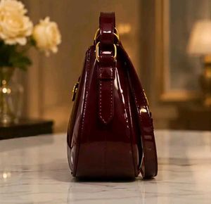 Brand New Chic Patent Leather Shoulder Bag