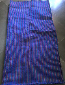 Striped Blue Ethnic Fabric