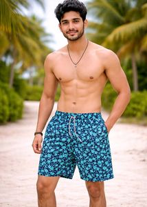 Men Floral Swim Shorts – Premium Quality – All Siz