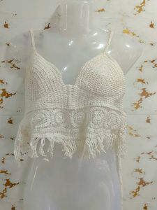Boho Crocheted Crop Top