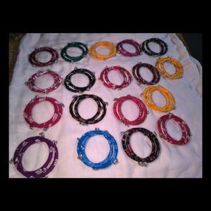 Colorful Fabric Bangles