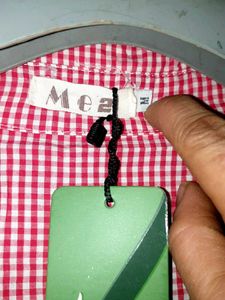 Red Gingham Crop Top 13-16 y no 135