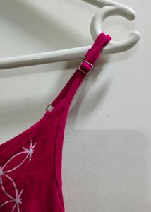 Pink Print Dress