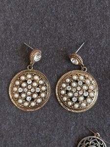 3 Pairs of Ethnic Earrings