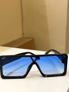 Bold Blue Gradient Square Sunglasses