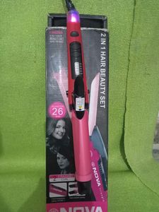 NOVA Hair Straightner 2 In 1 Perfect Condition