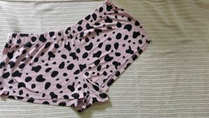 Disney Cute Pink Dalmation Print Pajama Shorts
