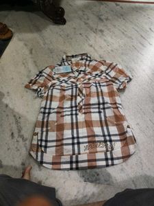 Casual Chic Plaid Button-Down Top