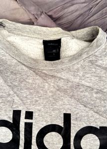 Adidas Grey Crewneck Sweatshirt
