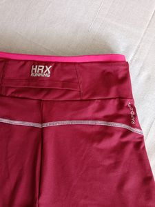 Hrx By Hrithik Roshan Womens Plum Rapid Dry Tights