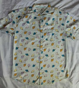 C&A  ice-cream print shirt