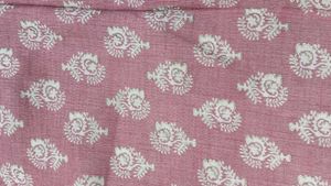 Pink Block Print mirghan Kurta