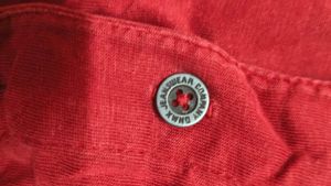Men's Red Henley T-Shirt
