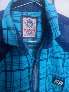 Boys Shirt With Danim Design
