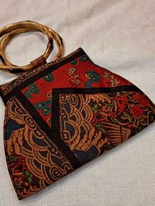 Unique Vintage Asian Inspired Handbag