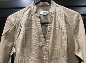 Elegant beige Long shirt 👕