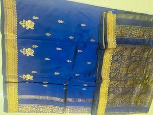 Royal Blue Silk Saree