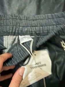 stylish half leather pants - jogger’s