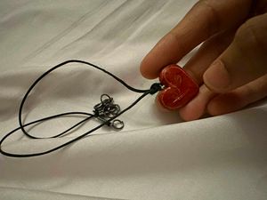 golden ration heart pendent