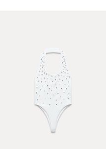 Sparkling Halter Neck Bodysuit