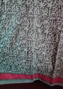 Printed Grey Kurta