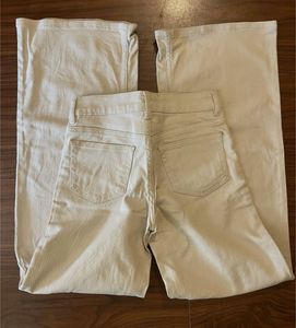 Off White Low Waist Twill Trousers